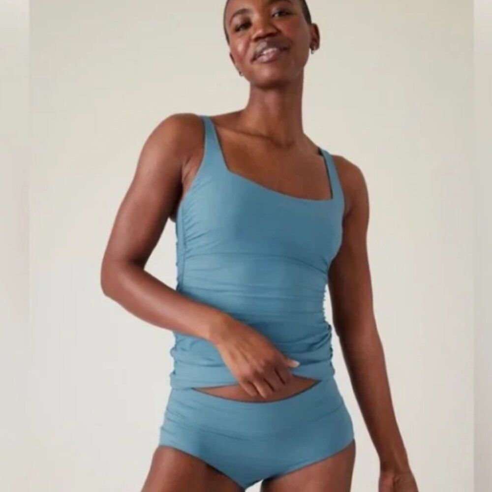ATHLETA Blue Women's Swim Top